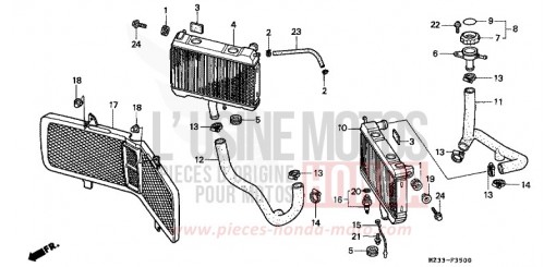 RADIATEUR GL1500SES de 1995